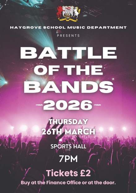 Battle of the Bands - Thursday 26 March 2026