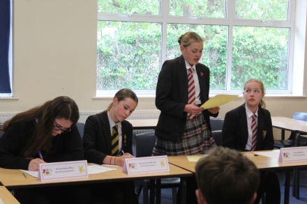 Haygrove School's Debating Team Hosts Queen's College, Taunton
