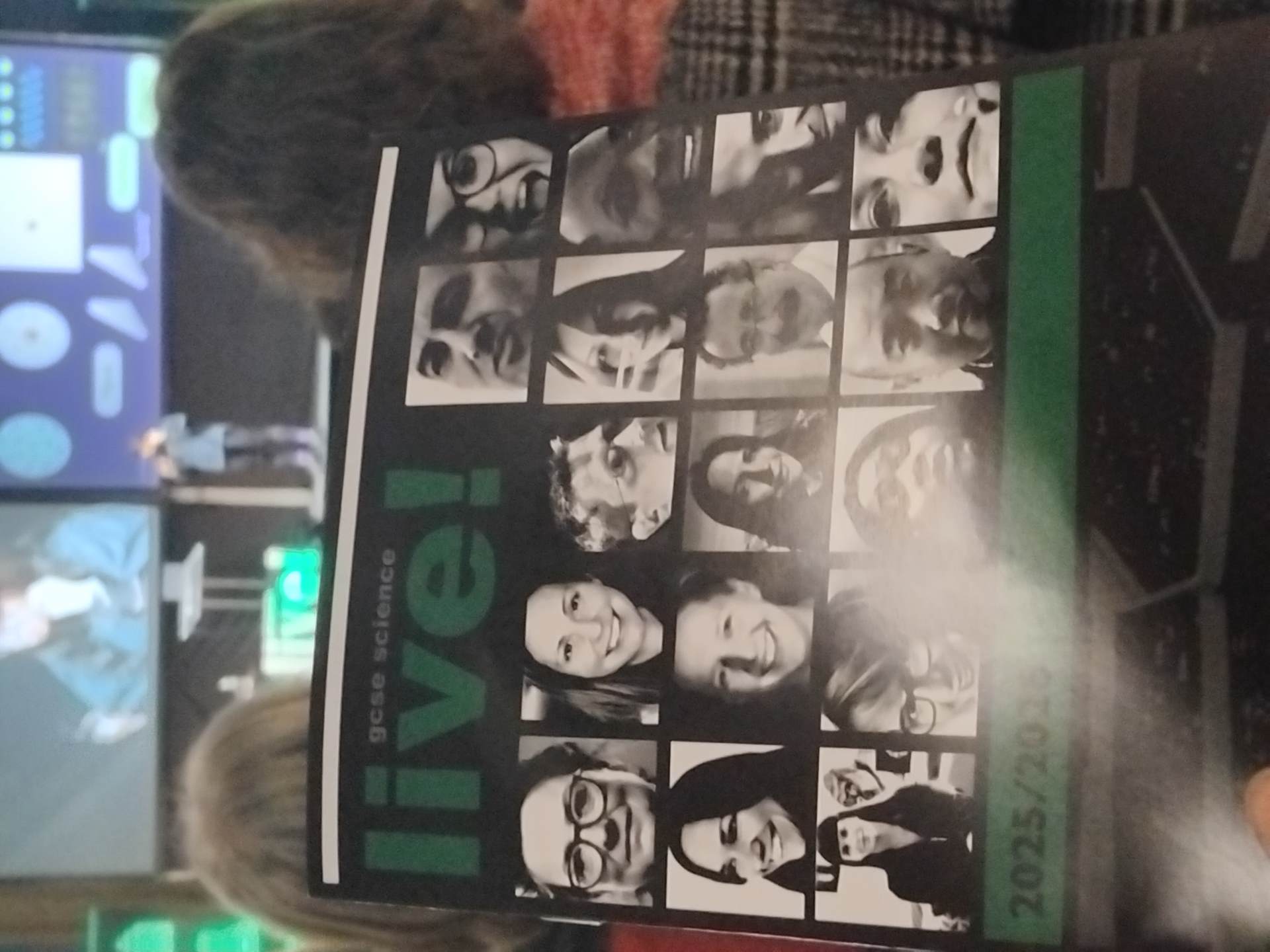 photo of front page of GCSE Science live programme